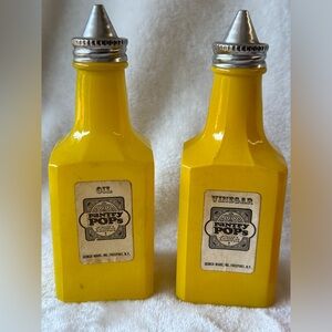 $5.00 Sale! Vintage Pantry Pop Oil & Vinegar dispensers Granny’s Turned on
